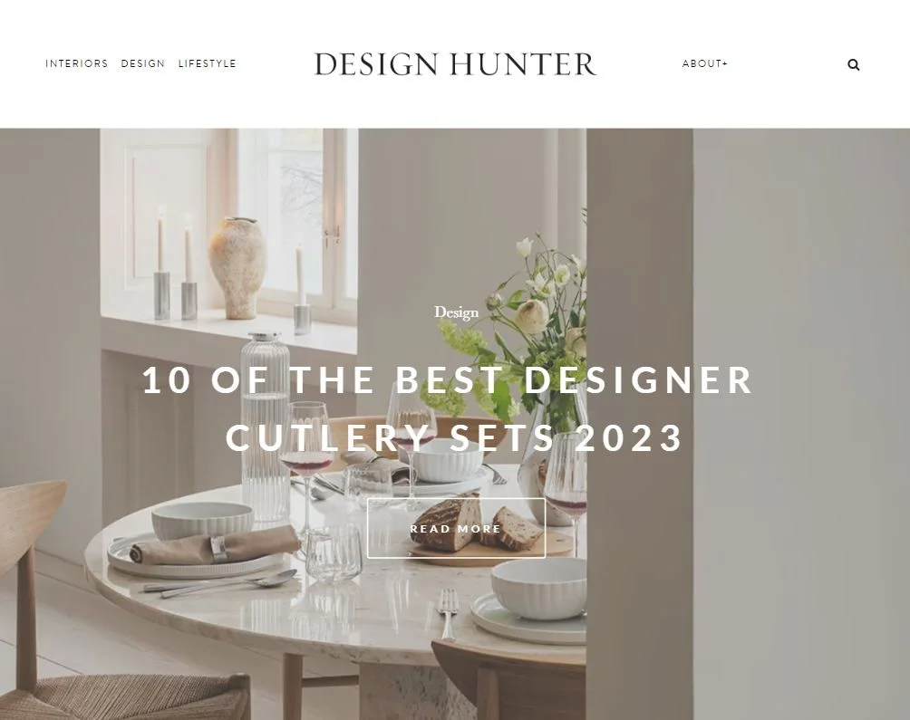 designhunter.co.uk homepage