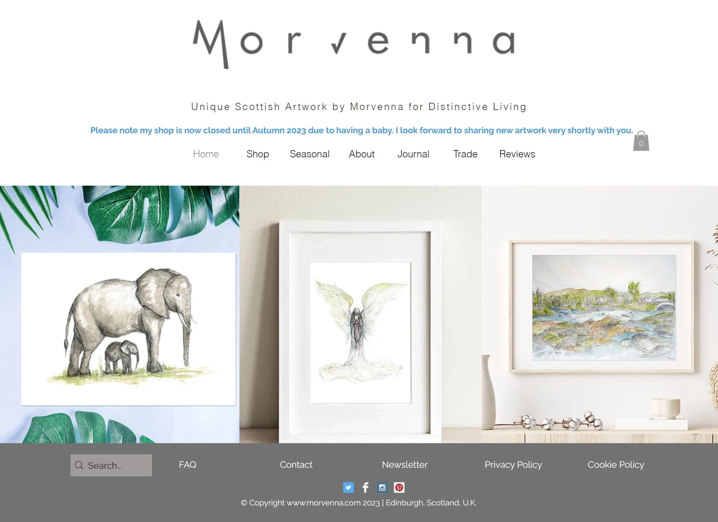 morvenna.com homepage