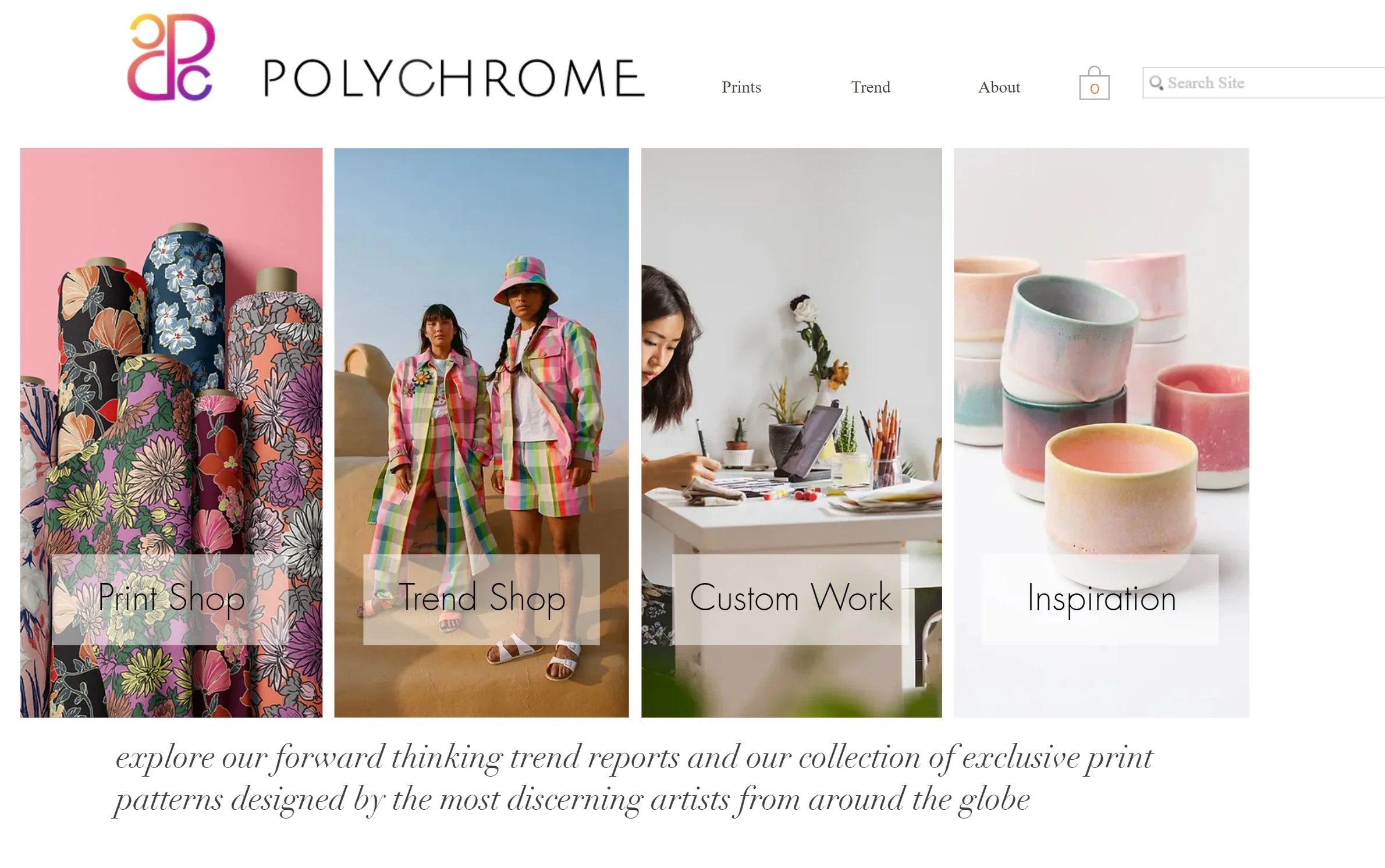 polychrome.design homepage
